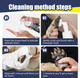Dog Paw Cleaner No-Rinse Foaming Cleanser Pet Grooming Brush For Dog Feet Cleaner Gentle, All Natural Pet Paw Cleaner Quickly Cleans 1Pcs Bottle With Silicone Bristle Brush