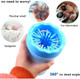 Dog Paw Cleaner For Large Dogs, Dog Paw Washer Cup, 2 In 1 Portable Silicone Pet Cleaning Brush Feet Cleaner For Dogs,Dog Foot Cleaner