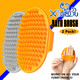 Dog Bath Brush, 2 Pcs Dog Brush For Shedding Short Haired Dogs, Dog Grooming Shedding Bath Brush Soothing Massage Rubber Bristles Curry Comb With Adjustable Ring Handle For Dogs & Cats