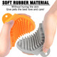 Dog Bath Brush, 2 Pcs Dog Brush For Shedding Short Haired Dogs, Dog Grooming Shedding Bath Brush Soothing Massage Rubber Bristles Curry Comb With Adjustable Ring Handle For Dogs & Cats