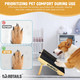 Dog Scratch Board For Nails - Bamboo Nail Filing Scratch Pad With Treats Box - Stress- Emery Trim Claw Care Scratch Pad With 3 Extra Sandpaper Sheets For Dogs/Puppies Small/Medium/Large.