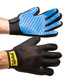 Pair Of Low-Cost Pet Grooming Gloves - Superior Care For Your Furry Friends. Ideal For Grooming, Deshedding, Bathing & Massaging Your Dogs & Cats With Long/Short/Curly Fur - Blue