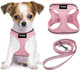 Yimeis Dog Harness And Leash Set, No Pull Soft Mesh Pet Harness, Reflective Adjustable Puppy Vest For Small Medium Large Dogs, Cats (Pink, X-Small (Pack Of 1) Yimeis Dog Harness And Leash Set, No Pull Soft Mesh Pet Harness, Reflective Adjustable Puppy Vest For Small Medium Large Dogs, Cats (Pink, X-Small (Pack Of 1)
