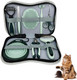 Pet Nail Clippers Trimmer And Grooming Kit,Cat Nail Trimmers,Dog Grooming Brushes, Dog Feeding Bowl And Toothbrush 8 Pcs Tool Set With Storage Case For Cats, Dogs, Matted Hair Animals