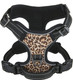 Dog Harness In Leopard Pattern, Reflective Adjustable Pet Vest With No Pull No Choke Front Clip, For Outdoor Training Walking With Easy Control Handle For Large Medium Dogs