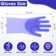 Pet Grooming Gloves, Dog Washing Gloves With High-Density Teeth, Silicone Dog Bathing Gloves With Enhanced Five Finger Design, Bathing And Massaging For Dogs And Cats (Purple)
