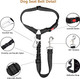 Dog Seat Belt, 2-In-1 Headrest Restraint Dog Car Seatbelt Pet Car Safety Seat Belt Clip Buckle Tether For Large Medium Small Dogs With Dog Bowl