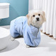 Pets Bathrobe Towel, Super Absorbent Dogs & Cats Fast Drying Bathrobe Towel, Zieezcyy Quick Drying Soft Microfiber Pet Grooming Towel For Drying Dogs Cats, Bath Drying Coat,Blue Small