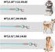 4 Ft Dog Leash With Comfortable Padded Handle Threads For Small Medium And Large Dogs Puppy Laisse Pour Chien Blue M