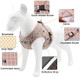 Zunea No Pull Small Dog Harness And Leash Set Adjustable Reflective Step-In Chihuahua Vest Harnesses Mesh Padded Plaid Escape Proof Walking Puppy Jacket For Boy Girl Pet Dogs Cats Pink M