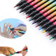 Nail Polish Pens Quick Dry, 12Pcs Nail Art Pens Set For Beauty Nail Pet Nail Design With Soft Pen Nib, Universal Dog Safe Nail Polish Pen