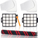 5Pcs Shark Stratos Filter S Compatible With Az3002 Az3000 Az3000W Shark Stratos Duo Clean Powerfins Upright Vacuum Kit Includes 1 Brush Roll+2 Hepa + 2 Foam & Felt Filters