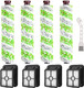 8 Pack Parts For Bissell Crosswave Pet Pro 2306A & Crosswave 1785 Series Vacuum Cleaner, 4 Pack 2460 Brush Rolls, 4 Pack 1866 Filters, Compare To Part 1613568&1613568, 1608684