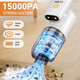 Handheld Car Vacuum Cleaner, 4 In 1 Vacuum Cleaner 15000Pa, 180° Rotatable 120W Power Car Vacuum Cleaner With Led Light And Nozzles For Car, Home Handheld Car Vacuum Cleaner, 4 In 1 Vacuum Cleaner 15000Pa, 180° Rotatable 120W Power Car Vacuum Cleaner With Led Light And Nozzles For Car, Home