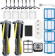 Accessories Kit For Shark Iq R101Ae Rv1001Ae Iq R101 Rv1001 Av911S Ez Av1010Ae Iq Robot Vacuum Cleaner Parts Pack Of Main Brush, Filters, Side Brushes