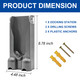 Vacuum Docking Station Wall Mounted Accessories Bracket Compatible With Dyson V10 Vacuum Cleaners Only Part No.96904201 Does Not Fit Dyson V11 Vacuum Cleaners Vacuum Docking Station Wall Mounted Accessories Bracket Compatible With Dyson V10 Vacuum Cleaners Only Part No.96904201 Does Not Fit Dyson V11 Vacuum Cleaners
