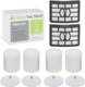 4+2 Pack Shark Rotator Professional Liftaway Nv500, Nv501, Nv502, Nv503, Nv505, Nv510, Nv520, Nv552, Uv560 Filter Set, 4 Foam+4 Felt+2 Hepa Filters, Xff500 Xhf500