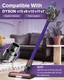 Vacuum Attachments For V15 V8 V7 V10 V11, Hardwood Floor Attachment, Soft Roller Brush Head With Led Light, 00103A