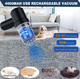 Handheld Car Vacuum Cleaner, Cordless Vacuum Cleaner, Usb Rechargeable Mini Vacuum Cordless With Led Light, Portable Vacuum With Vacuum Cleaner And Air Duster 2 In 1 For Carhomeofficepet