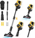 d Cordless Vacuum Cleaner For Dewalt 20V18V Battery, 6 In 1 Lightweight Stick Vacuum With Wall Mount, 150W 12Kpa Lightweight Vacuum Cleaner With Led Brush Head For Hardwood Floor Carpet