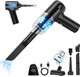 Mini Car Vacuum Cleaner, Handheld Vacuum Cordless,2 In 1 Rechargeable Vacuum Cleaner & Blower,Small Car Vacuum With 6000Pa Suction Power,Dust Buster,Portable Hoover Vacuum For Car Home