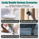 Cordless Handheld Vacuum Cleaner, Lightweight, Typec Charging, Suitable For Multiple Scenarios, Multiple Accessories, Illuminated With Lights, High Suction Power, White