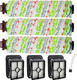Crosswave Brush Roll And 1866 Filters For Bissel Crosswave 2306A Crosswave 1785 Series Vacuum 3 Pack 2460 Multisurface Brush Rolls & 3 Pack 1866 Vacuum Filters