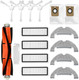 Accessories Compatible For Dreame D10 Plus Rls3D Spare Parts, 1 Main Brush 4 Side Brushes 4 Hepa Filters 4 Mop Pads 2 Dust Bags Parts