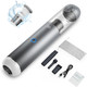 Handheld Vacuum Cordless 17000Pa Car Vacuum Cleaner High Power With Ledsos Light, 120W Mini Portable Rechargeable Vacuum Cleaner For Car Home Office Pet Hair