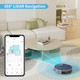 Robot Vacuum And Mop Combo, Lidar Navigation, 4000Pa Suction, Nogo Zone, 200Mins Runtime, Smart Mapping Robotic Vacuum, Wifiappalexa Control, Ideal For Pet Hair, Hard Floor And Carpet Robot Vacuum And Mop Combo, Lidar Navigation, 4000Pa Suction, Nogo Zone, 200Mins Runtime, Smart Mapping Robotic Vacuum, Wifiappalexa Control, Ideal For Pet Hair, Hard Floor And Carpet