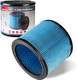 Shopvac High Performance 903509030490344 Cartridge Filter, Fits Most 416 Gallon Shopvac Wetdry Vacuums, High Efficiency Nanofiber Filtration Paper, Reusable, 1 Pack Shopvac High Performance 903509030490344 Cartridge Filter, Fits Most 416 Gallon Shopvac Wetdry Vacuums, High Efficiency Nanofiber Filtration Paper, Reusable, 1 Pack