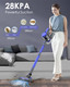 Tatian Cordless Vacuum Cleaner,28Kpa Powerful Cordless Vacuum,40 Mins Runtime,Detachable Battery,1.5L Dust Cup,6 In 1 Lightweight Quiet Stick Vacuum Cleaner For Hardwood Floor Pet Hair,Car,Royalblue Tatian Cordless Vacuum Cleaner,28Kpa Powerful Cordless Vacuum,40 Mins Runtime,Detachable Battery,1.5L Dust Cup,6 In 1 Lightweight Quiet Stick Vacuum Cleaner For Hardwood Floor Pet Hair,Car,Royalblue