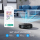 Tesvor S5 Max Robot Vacuum And Mop Combo, 6000Pa Suction Robotic Vacuum Cleaner, Lidar Navigation,5200Mah,260Mins Runtime, 10 Nogo&Nomop Zones, Smart Mapping,Perfect For Pet Hair And Hard Floor Tesvor S5 Max Robot Vacuum And Mop Combo, 6000Pa Suction Robotic Vacuum Cleaner, Lidar Navigation,5200Mah,260Mins Runtime, 10 Nogo&Nomop Zones, Smart Mapping,Perfect For Pet Hair And Hard Floor