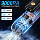 9000Pa Handheld Vacuum Cleaner With Led Light 180° Foldable Multifunctional Vacuum Cleaner For Blowing Vacuuming Pumping Strong Suction Rechargeable Mini Vacuums For Car Home Office 9000Pa Handheld Vacuum Cleaner With Led Light 180° Foldable Multifunctional Vacuum Cleaner For Blowing Vacuuming Pumping Strong Suction Rechargeable Mini Vacuums For Car Home Office