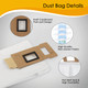 Dust Bag For Roborock S7 S7+ Vacuum Cleaner Autoempty Dock, 3L Large Capacity Cleaner Bag For Roborock S7 S7 Plus 7Pack
