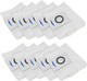 Uniqus 10 Pack Vacuum Cleaner Filter Bags Compatible With Ecovacs Deebot X1 Omni Turbo T10 T20 Robot Vacuum Cleaner…