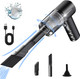 Uniqus 3 In 1 Cordless Vacuum, Portable Handheld Vacuum, Electric Air Duster & Blower, Rechargeable 1200Mah Battery, For Car Home Office Cleaning Uniqus 3 In 1 Cordless Vacuum, Portable Handheld Vacuum, Electric Air Duster & Blower, Rechargeable 1200Mah Battery, For Car Home Office Cleaning