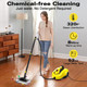 Uniqus Steam Cleaner, Heavy Duty Canister Steamer With 28 Accessories, Steam Mop With 5M Extralong Power Cord For Home Floor Cleaning, Grout, Wallpaper Removal, Upholstery, Car Detailing Uniqus Steam Cleaner, Heavy Duty Canister Steamer With 28 Accessories, Steam Mop With 5M Extralong Power Cord For Home Floor Cleaning, Grout, Wallpaper Removal, Upholstery, Car Detailing