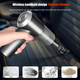 Cordless Handheld Vacuum Cleaner, High Power Rechargeable Mini Portable Vacuum For Home, Office And Car Cleaning Black