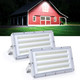 Karjoefar LED Flood Lights Outdoor 100W 10000LM Outside Work Light with Plug Outdoor Security Light 6500K Daylight White IP66 Waterproof Bright Floodlight for Garage Yard Garden Patio 2 Pack Karjoefar LED Flood Lights Outdoor 100W 10000LM Outside Work Light with Plug Outdoor Security Light 6500K Daylight White IP66 Waterproof Bright Floodlight for Garage Yard Garden Patio 2 Pack