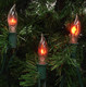 10FT Flickering Amber Flame C18 Religion Lights Christmas Lights Decor Party Room Garden Docor 1 Watt, 120 Volt, Green