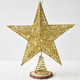10” Christmas Tree Topper Star Tree-top Star Christmas Tree Decoration Indoor Party Home Decoration (Gold)