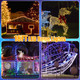 Afirst RGB Rope Lights Outdoor 18FT - Remote Control Colored Fairy Lights Connectable IP65 Waterproof RGB Strip Lights for Home Decor, Garden, Bedroom, Patio, Holiday Decoration