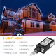 400 LED Icicle Lights Outdoor 32.8Ft 75 Drops Icicle Christmas Lights 8 Modes Waterproof Fairy String Lights for Indoor Bedroom Garden Wedding Porch Decoration