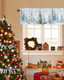 Christmas Valances for Windows Pine Tree Forest Christmas Kitchen Curtain Valances Rod Pocket Winter Snow Window Curtain Treatment Short Topper Curtains Seasonal Valance Christmas Decor, 42x12 Inch Christmas Valances for Windows Pine Tree Forest Christmas Kitchen Curtain Valances Rod Pocket Winter Snow Window Curtain Treatment Short Topper Curtains Seasonal Valance Christmas Decor, 42x12 Inch