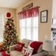 ALAGEO Christmas Tree Valances Windows Curtain Winter Snowscape Red Kitchen Valances Rod Pocket Window Treatment Short Topper Curtains for Winter Holiday Christmas Decorations 1 Panel,54 by 18 inches ALAGEO Christmas Tree Valances Windows Curtain Winter Snowscape Red Kitchen Valances Rod Pocket Window Treatment Short Topper Curtains for Winter Holiday Christmas Decorations 1 Panel,54 by 18 inches