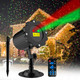 Christmas Projector Lights Outdoor, Red and Green Moving Light Projector with Remote. Ideal for Christmas Lights Outdoor Decorations, Holiday Parties, House, Garden, Patio, Festive Outdoor Decoration