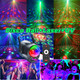 Party Light Disco Ball Lights,4 in 1Dj Strobe Light Stage Rave Light Dance Light Projector Effect Sound Activated with Remote Control for Karaoke Parties Club Dance Wedding Christmas Halloween Party Light Disco Ball Lights,4 in 1Dj Strobe Light Stage Rave Light Dance Light Projector Effect Sound Activated with Remote Control for Karaoke Parties Club Dance Wedding Christmas Halloween