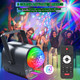 Party Light Disco Ball Lights,4 in 1Dj Strobe Light Stage Rave Light Dance Light Projector Effect Sound Activated with Remote Control for Karaoke Parties Club Dance Wedding Christmas Halloween Party Light Disco Ball Lights,4 in 1Dj Strobe Light Stage Rave Light Dance Light Projector Effect Sound Activated with Remote Control for Karaoke Parties Club Dance Wedding Christmas Halloween