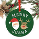 Andaz Press Marijuana Pot Cannabis Weed Round Metal Christmas Ornaments, Merry Juana Reindeer Smoking Pot Cigarette, Includes Ribbon and Bag, Stoned Stoner Weed Christmas Ornaments Andaz Press Marijuana Pot Cannabis Weed Round Metal Christmas Ornaments, Merry Juana Reindeer Smoking Pot Cigarette, Includes Ribbon and Bag, Stoned Stoner Weed Christmas Ornaments